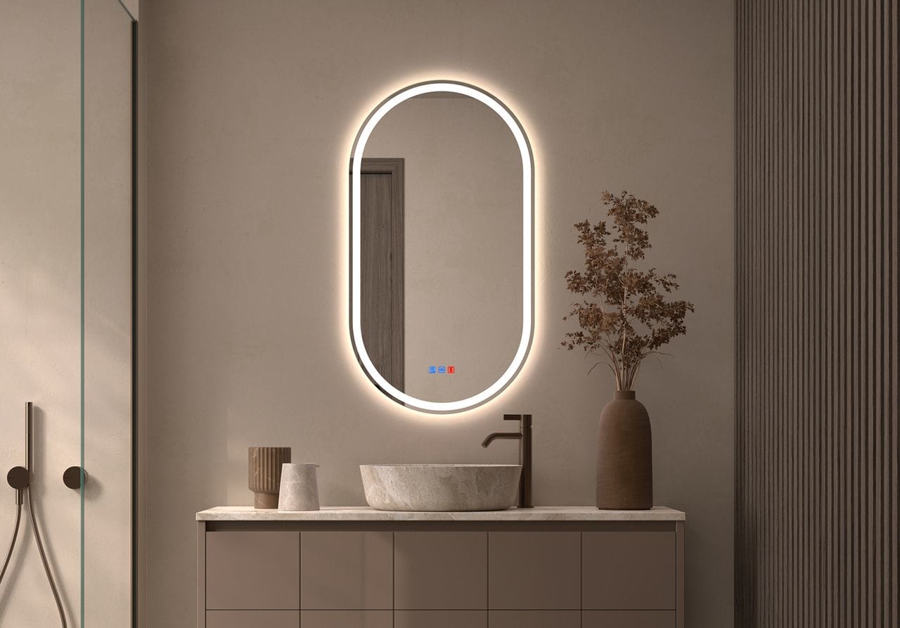 Espejo de baño con luz LED Bruntec Aris Principal 0