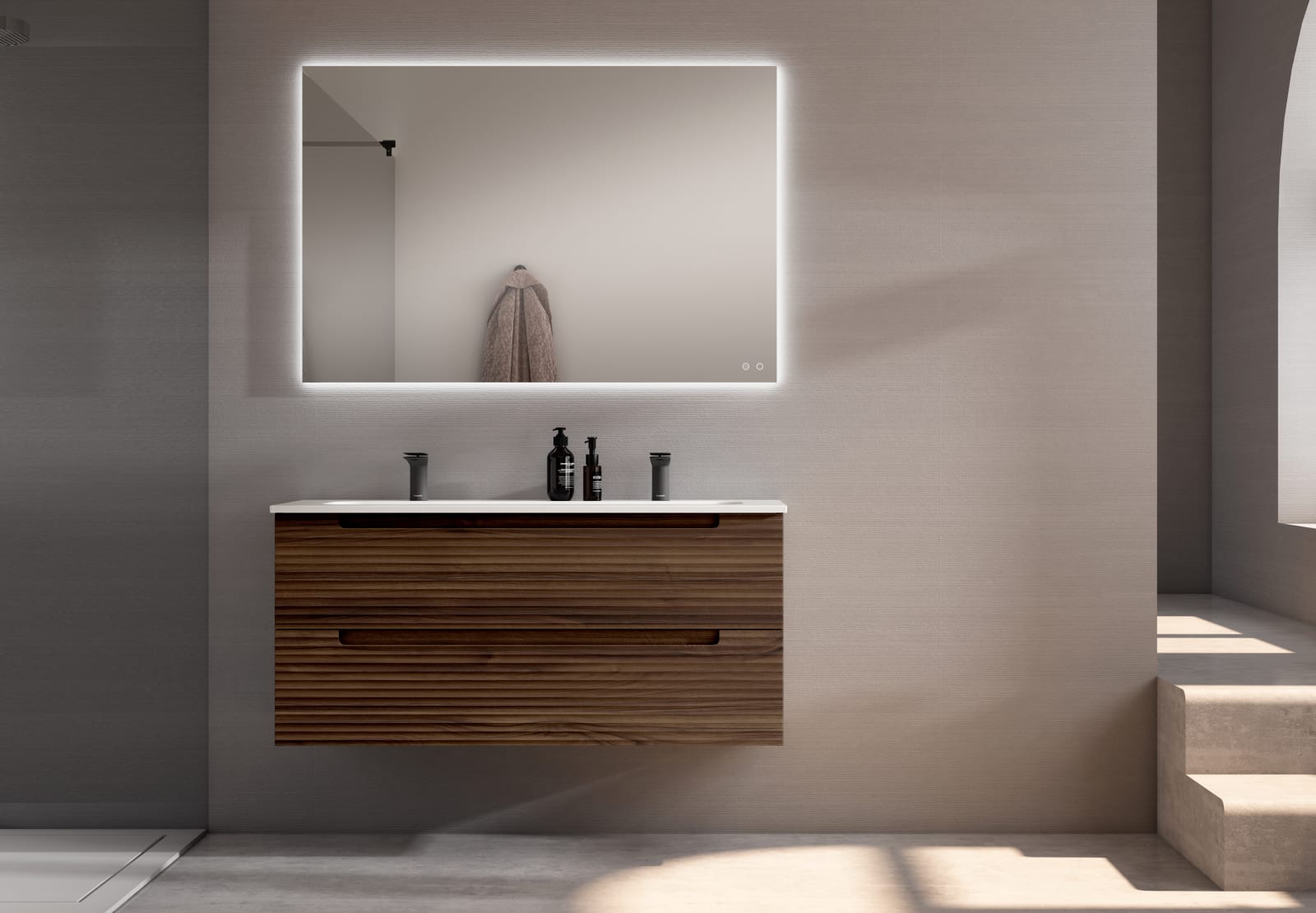 Conjunto mueble de baño de Viso Kyoto japandi Principal 0