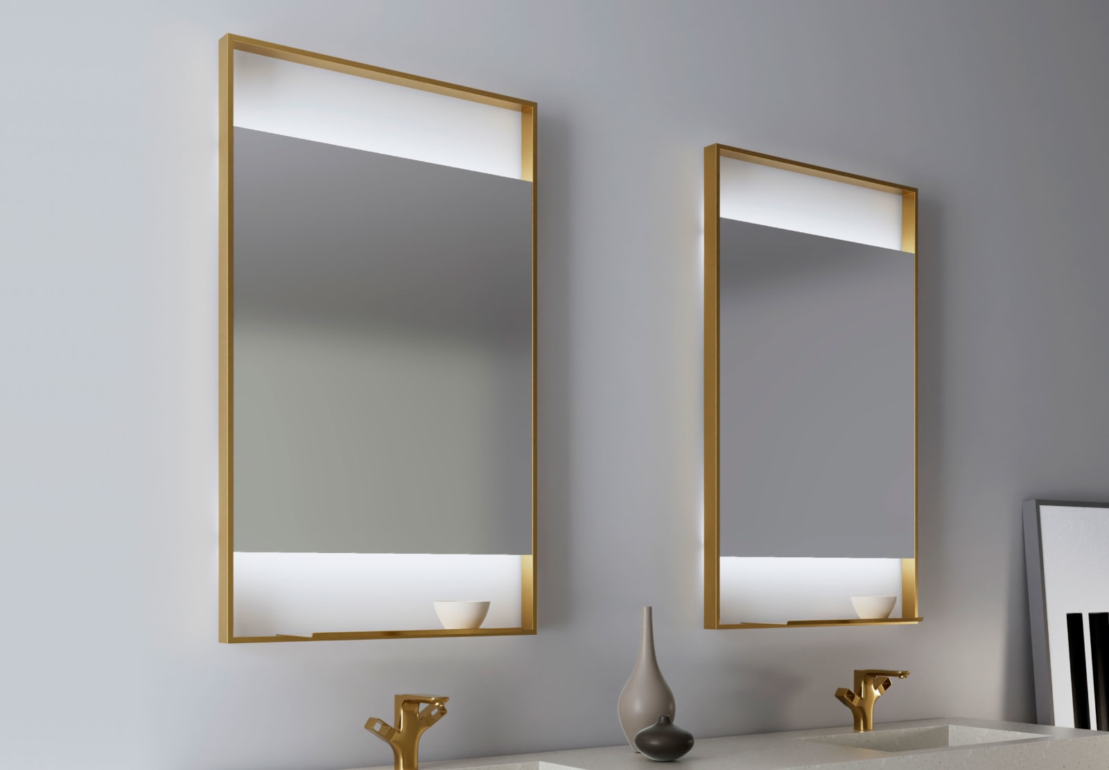 Espejo de baño con luz LED de Bruntec Elan Principal 0