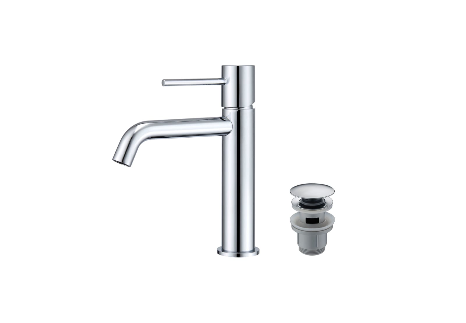 Pack Grifo de lavabo Monza + Válvula click-clack de Imex Principal 0