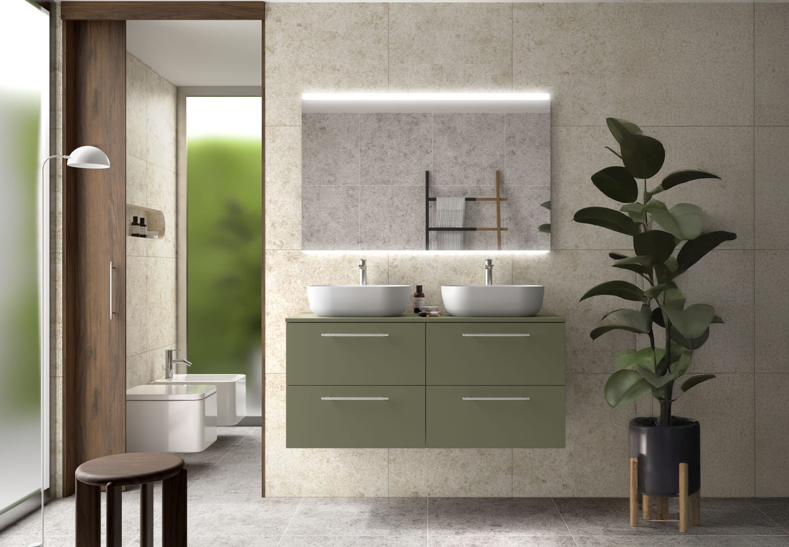 Mueble de baño con encimera Salgar Silane Principal 0