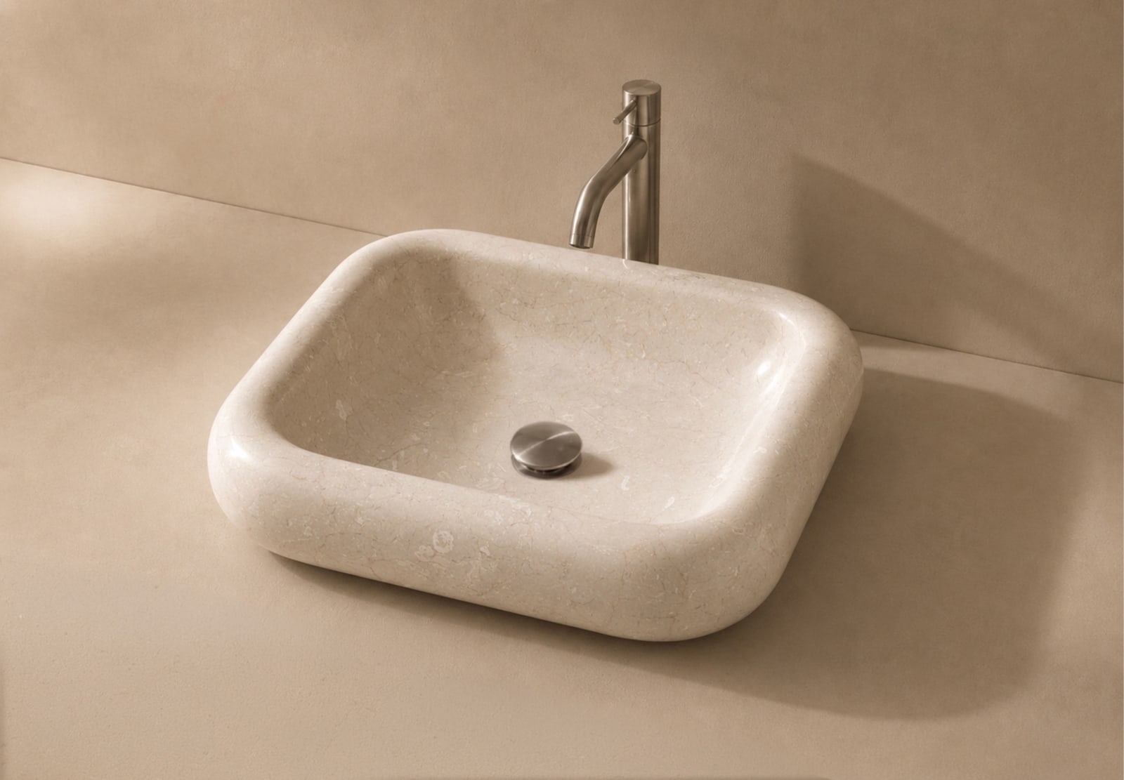 Lavabo de mármol natural Bruntec Dinámo Principal 0