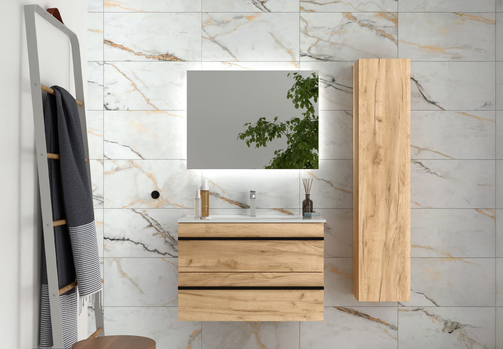 Conjunto mueble de baño Salgar Born Principal 0