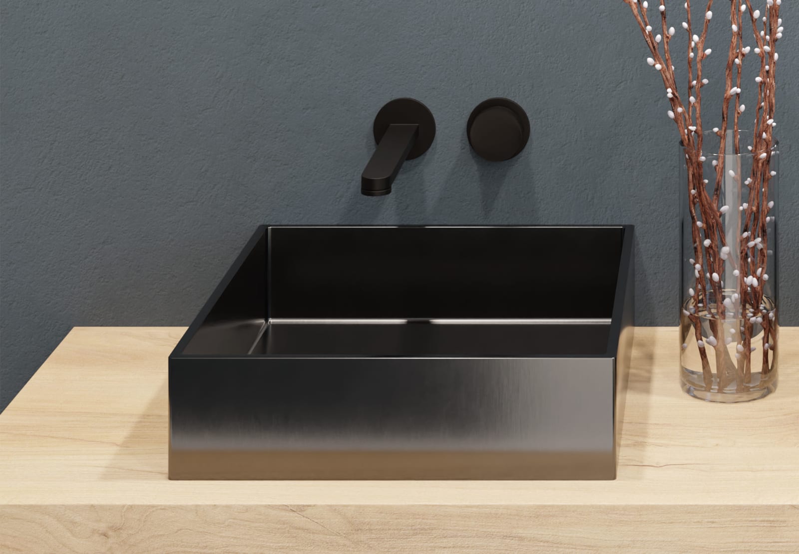 Lavabo sobre encimera Art and Bath Cube Principal 0