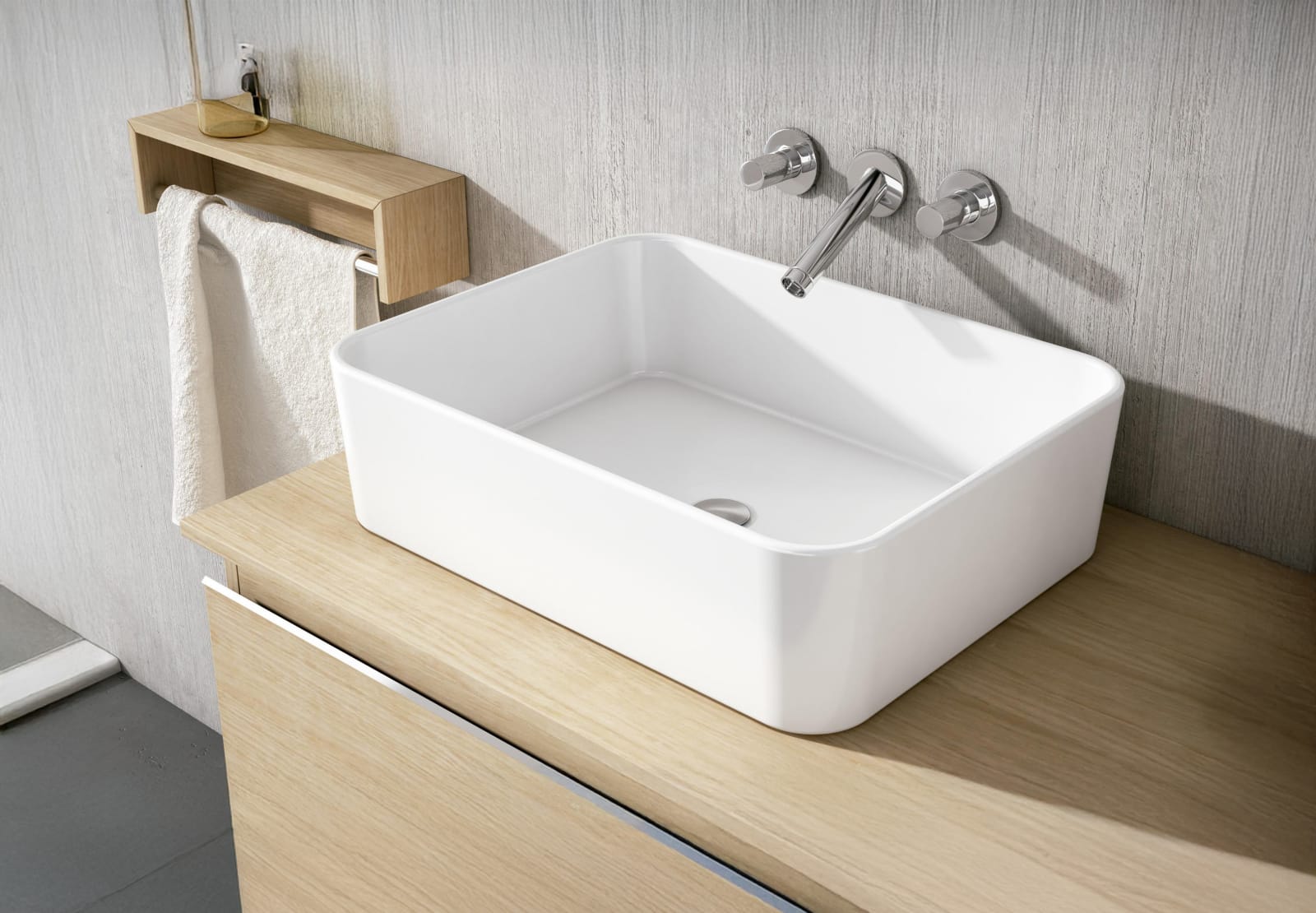 Lavabo sobre encimera fondo reducido 48 cm Viso Iria Principal 0