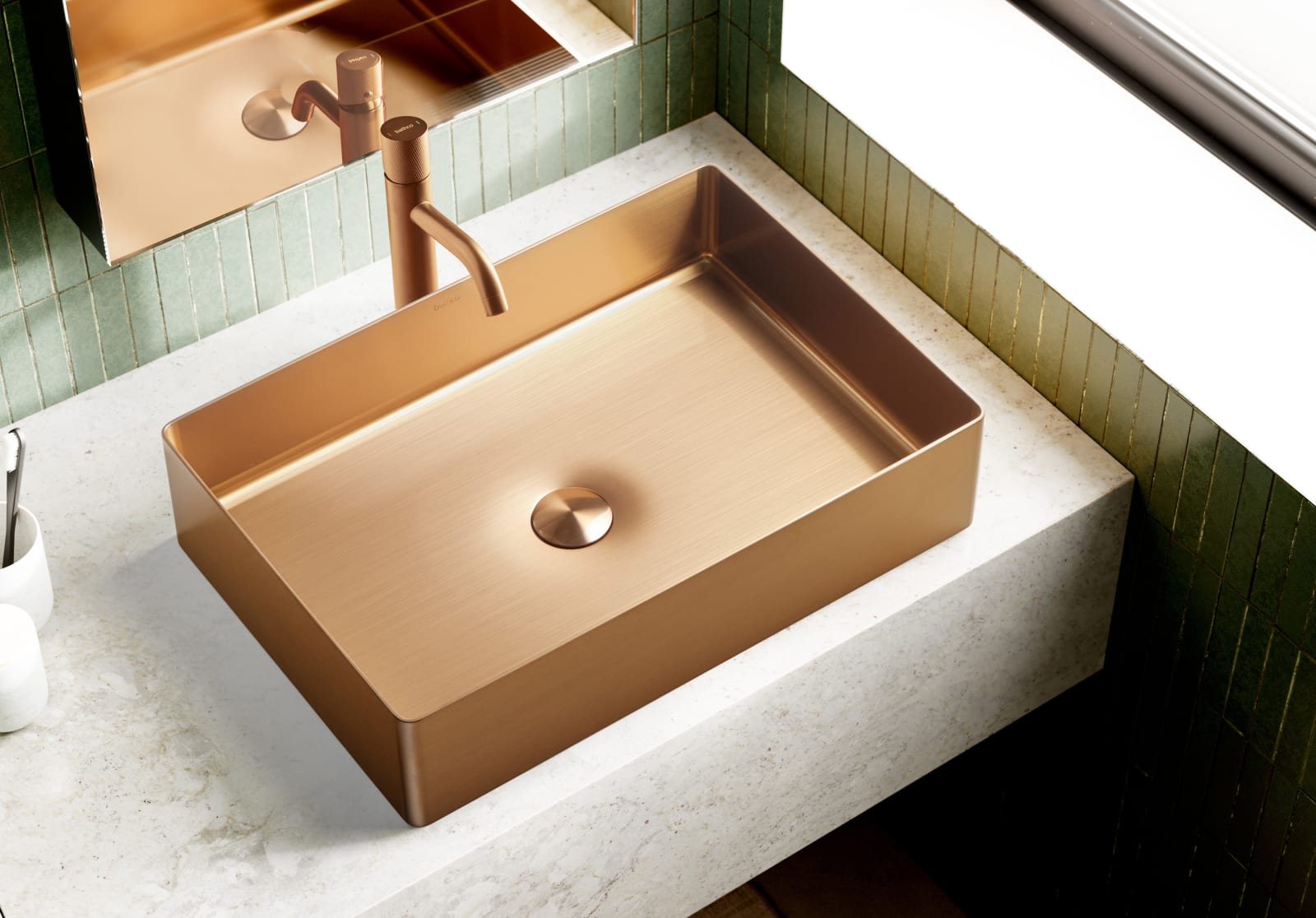 Lavabo sobre encimera Bathco Detroit Principal 0