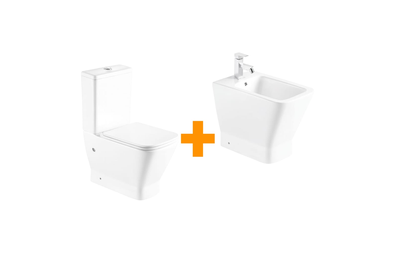 Pack Inodoro + bidé Bruntec New París Principal 0