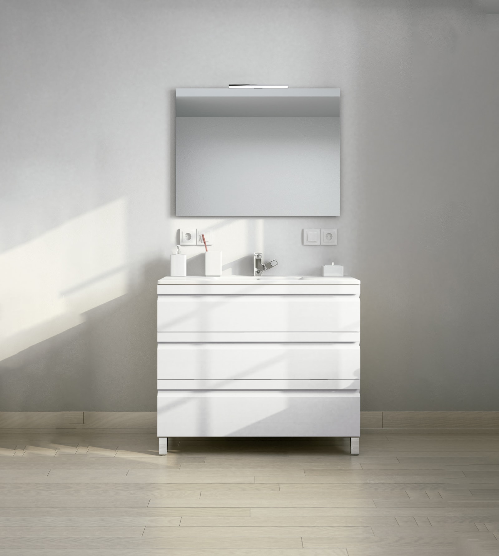 Mueble de baño fondo reducido 39 cm Avila dos Natalia Principal 0