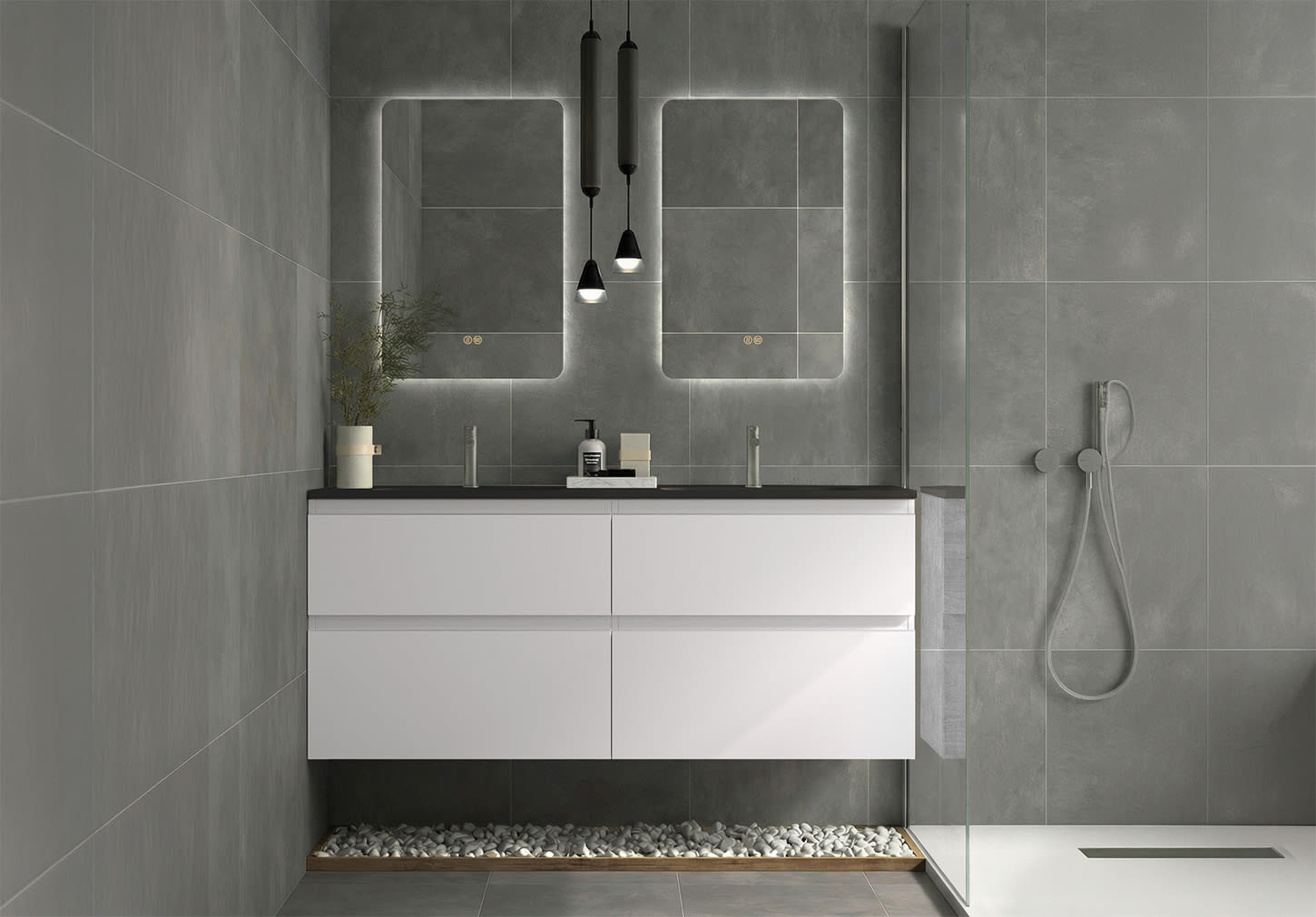 Conjunto mueble de baño Avila Dos Carmen Principal 0