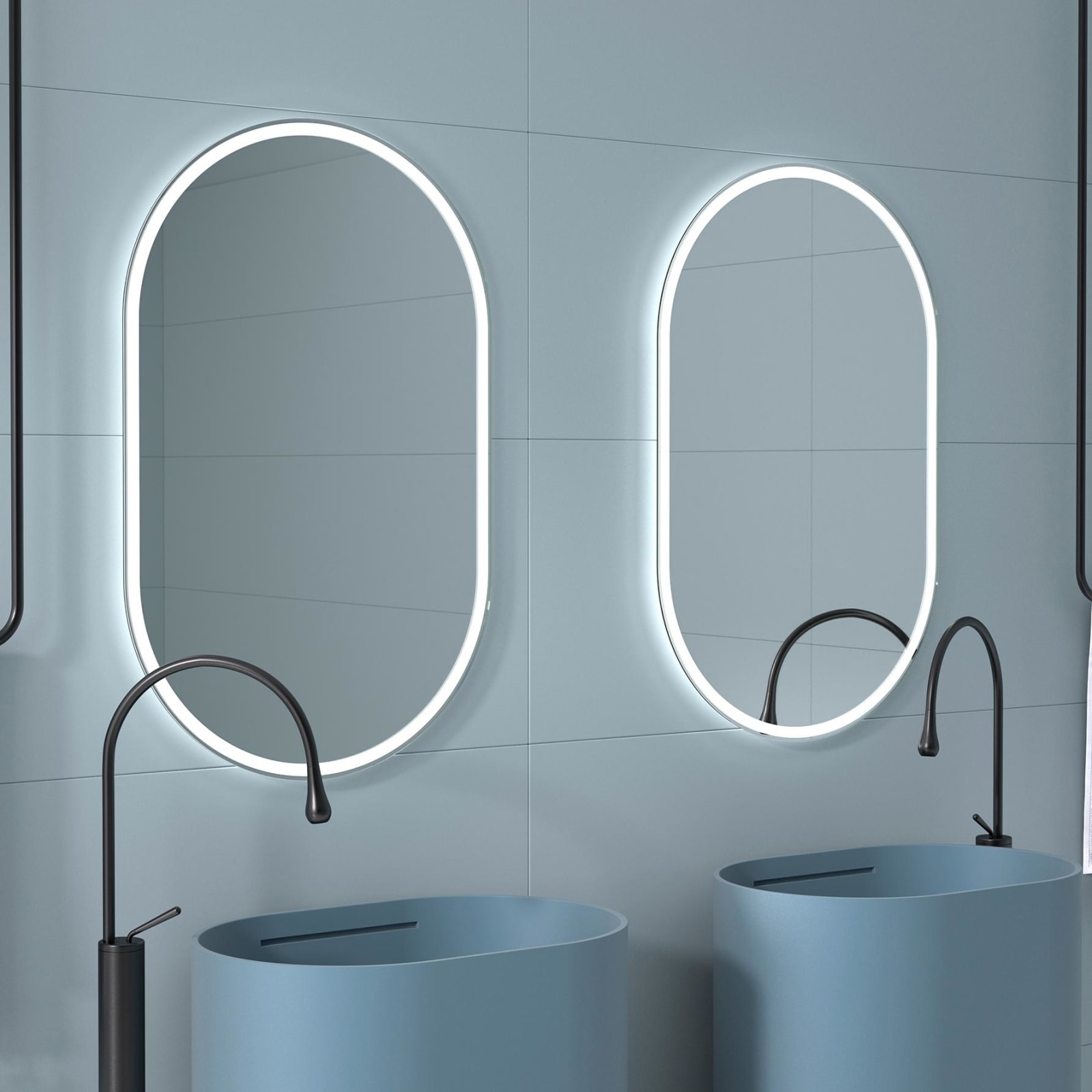 Espejo de baño con luz LED Eurobath, Luzón Principal 0