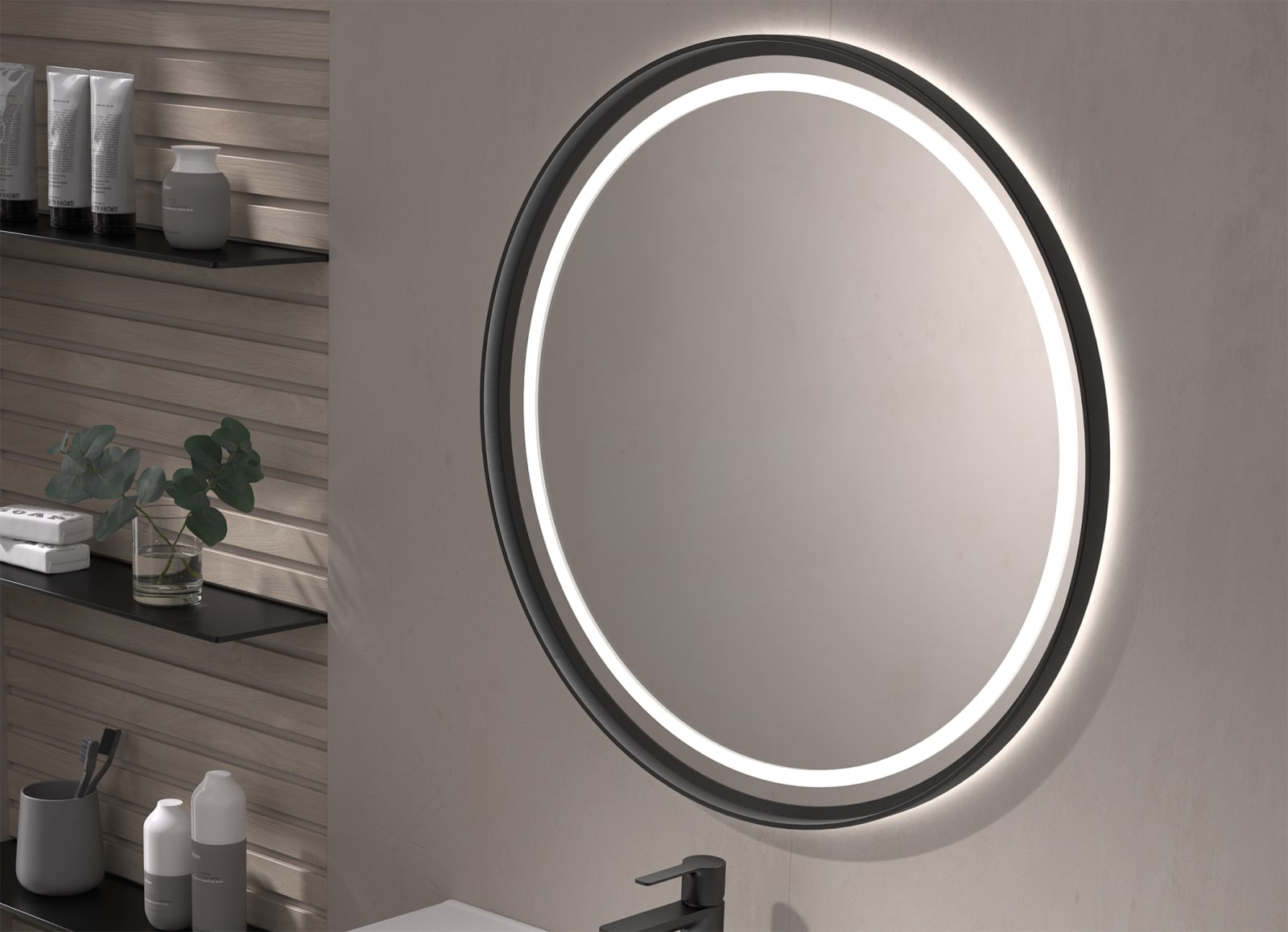 Espejo de baño con luz LED Eurobath Caicos Principal 0