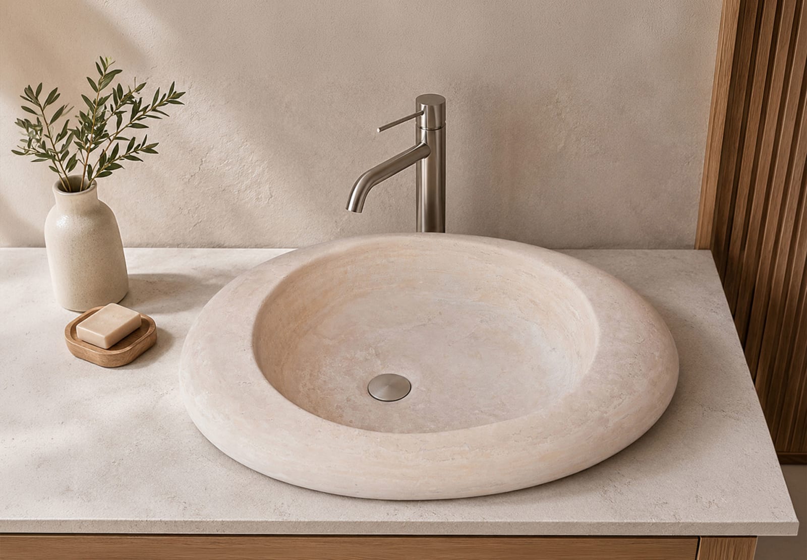 Lavabo de mármol natural Bruntec Cicle Principal 0