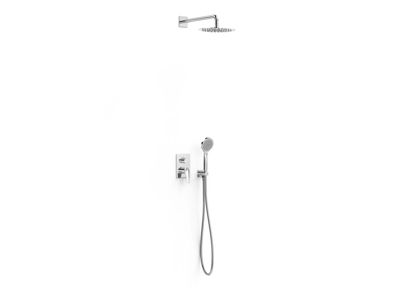 Conjunto de ducha y baño empotrado Tres Base Plus Principal 0