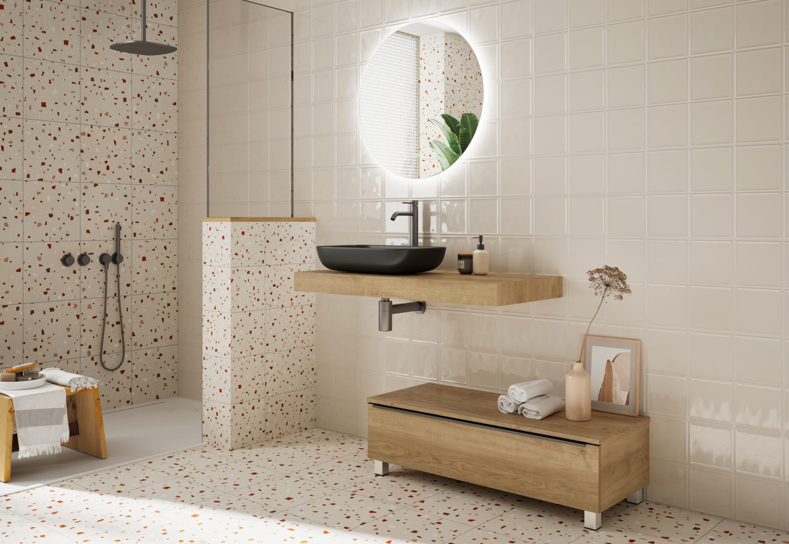 Conjunto mueble de baño con encimera Coycama Flow Principal 0