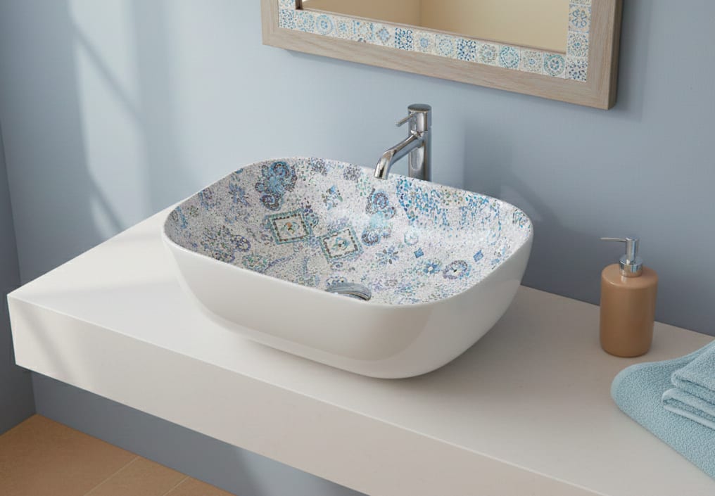 Lavabo sobre encimera Bruntec Roma mate Principal 0