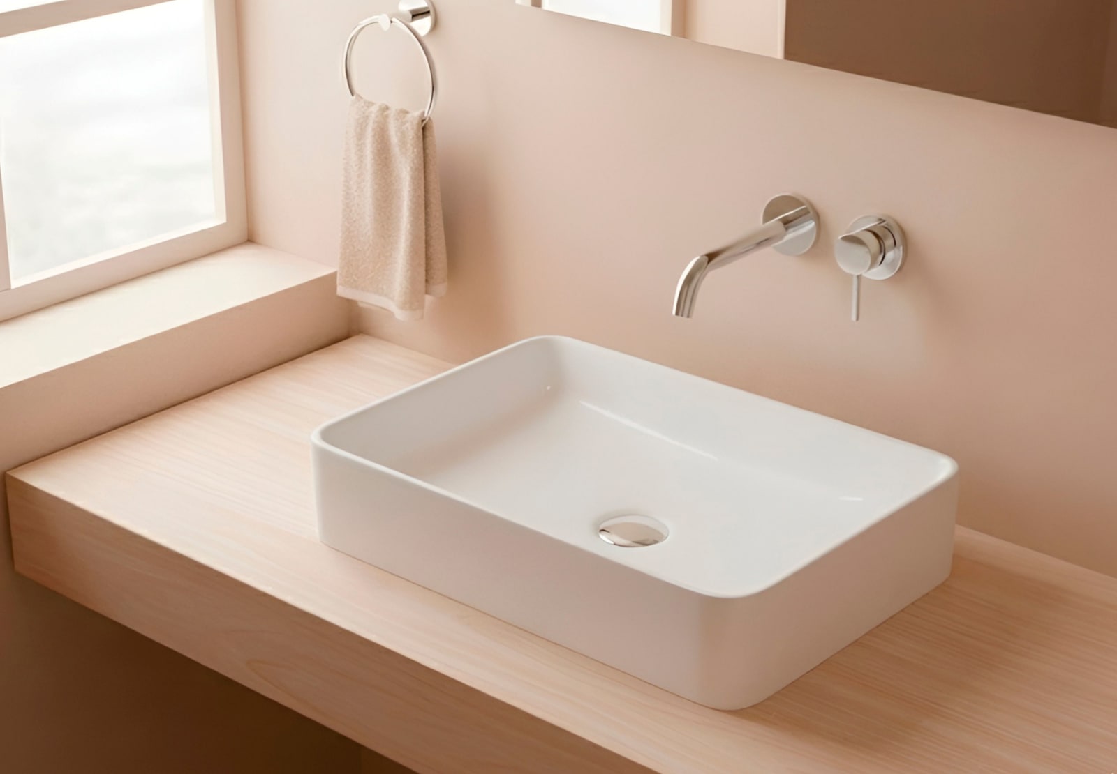 Lavabo sobre encimera Bruntec Tre Principal 0