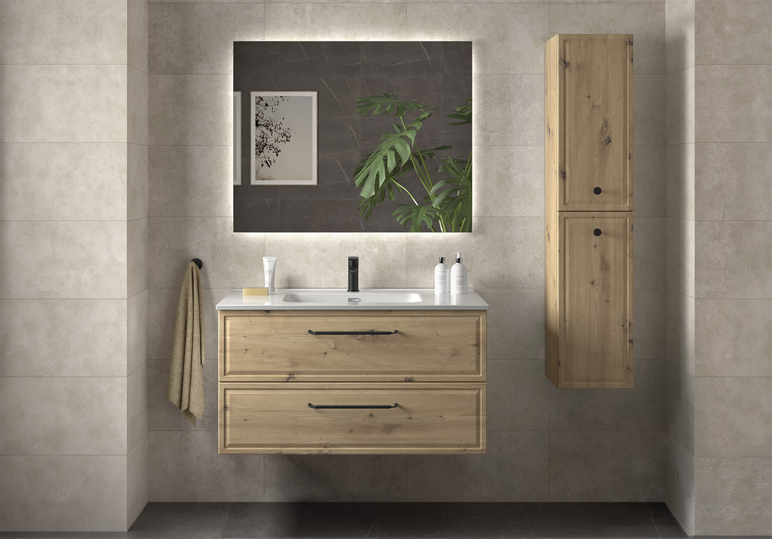 Conjunto mueble de baño Salgar Runa Principal 0