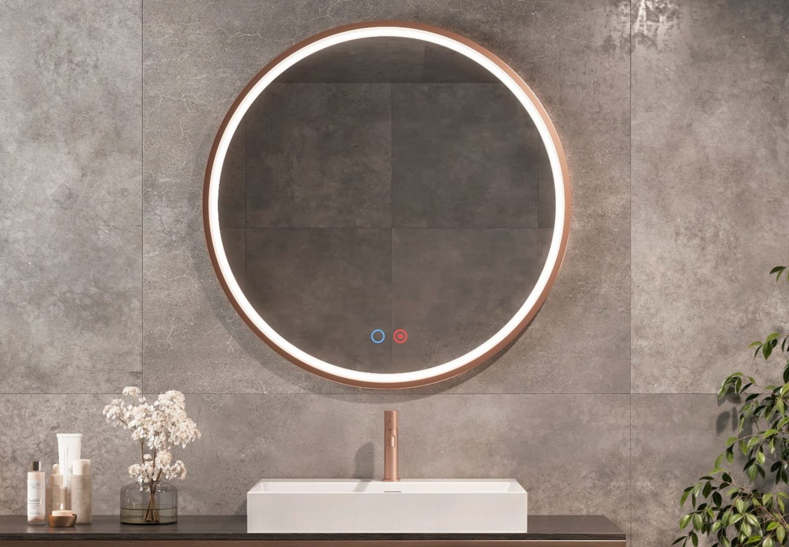 Espejo de baño con luz LED Ledimex Paris Principal 0