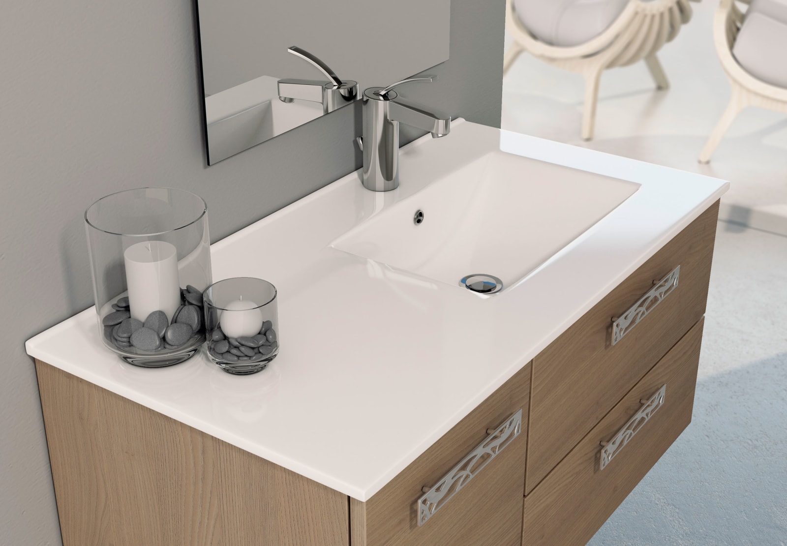 Lavabo encastrado Art and Bath Thin Principal 0