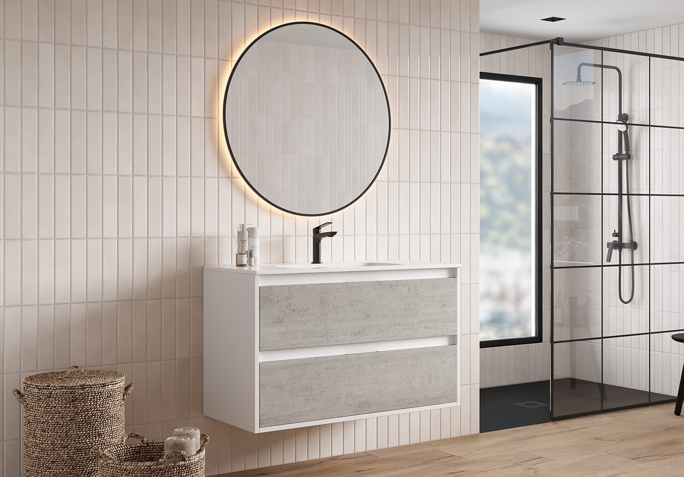 Conjunto completo de mueble de baño Bruntec Zaoma Principal 0