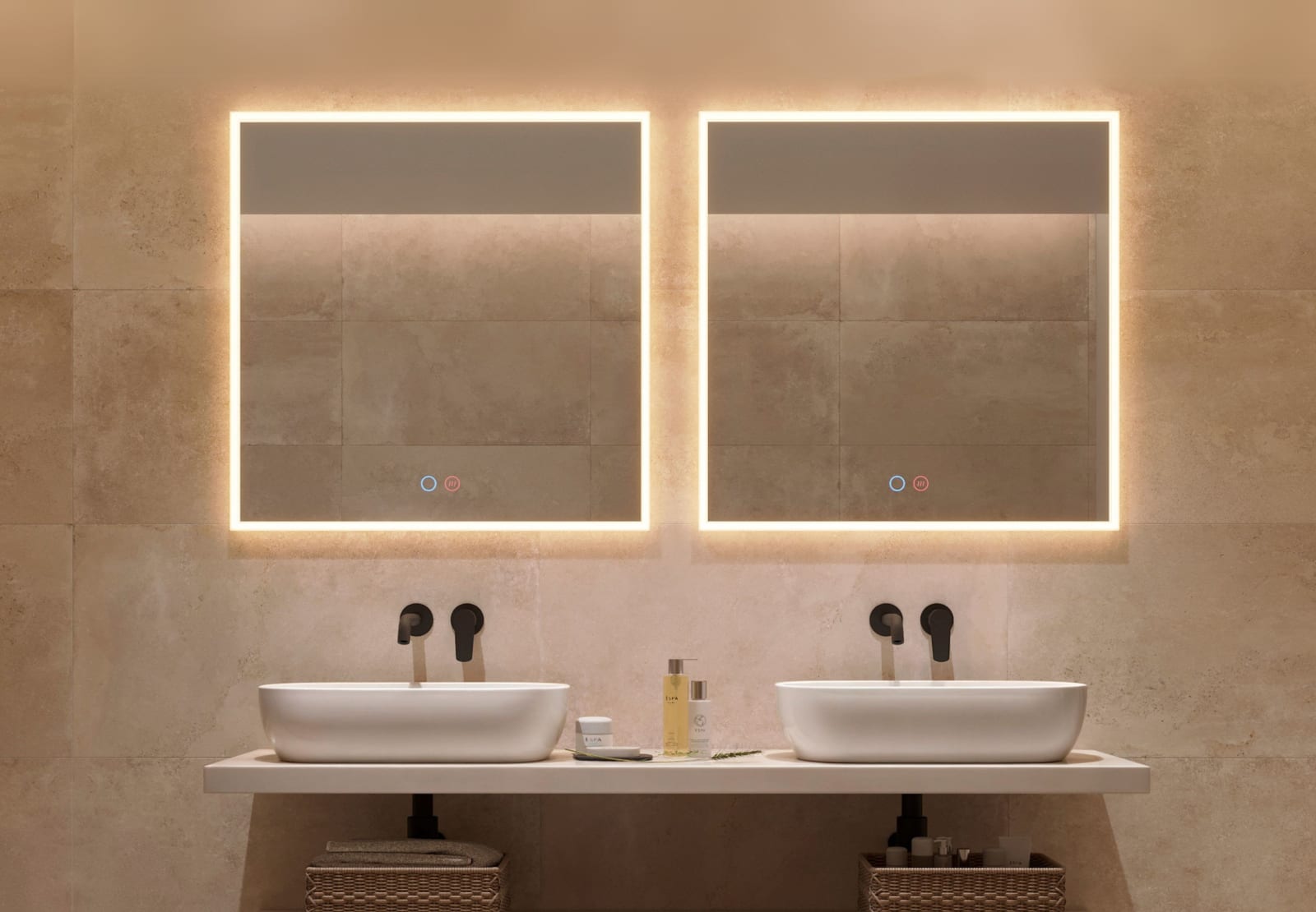 Espejo de baño con luz LED Ledimex Boston Principal 0