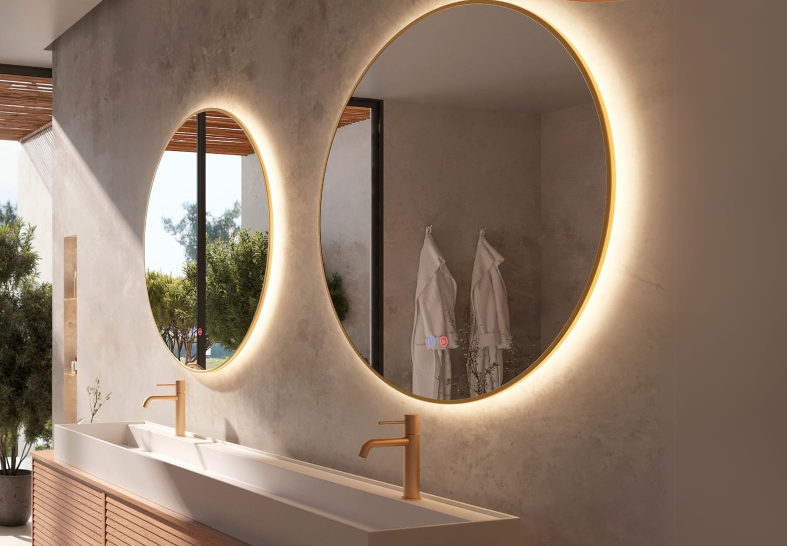 Espejo de baño con luz LED Ledimex Fun Principal 0