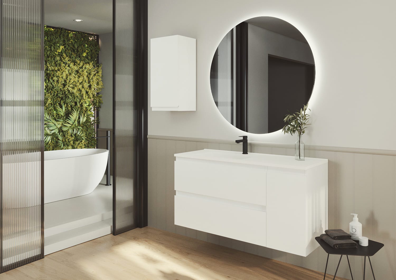 Mueble de baño MDF lacado Bruntec Vilma Principal 0