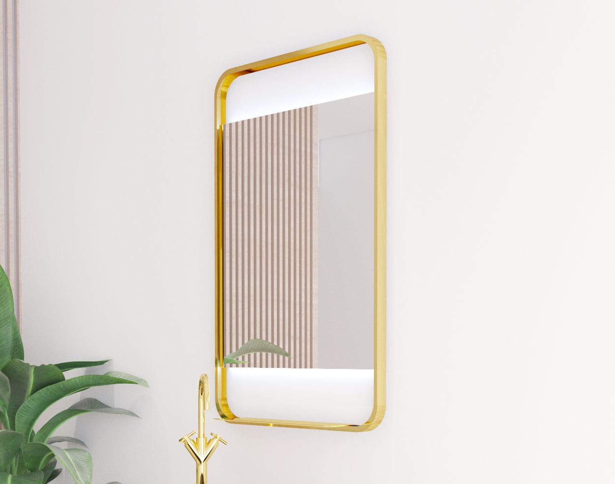 Espejo de baño con luz LED Bruntec Sansa Principal 0