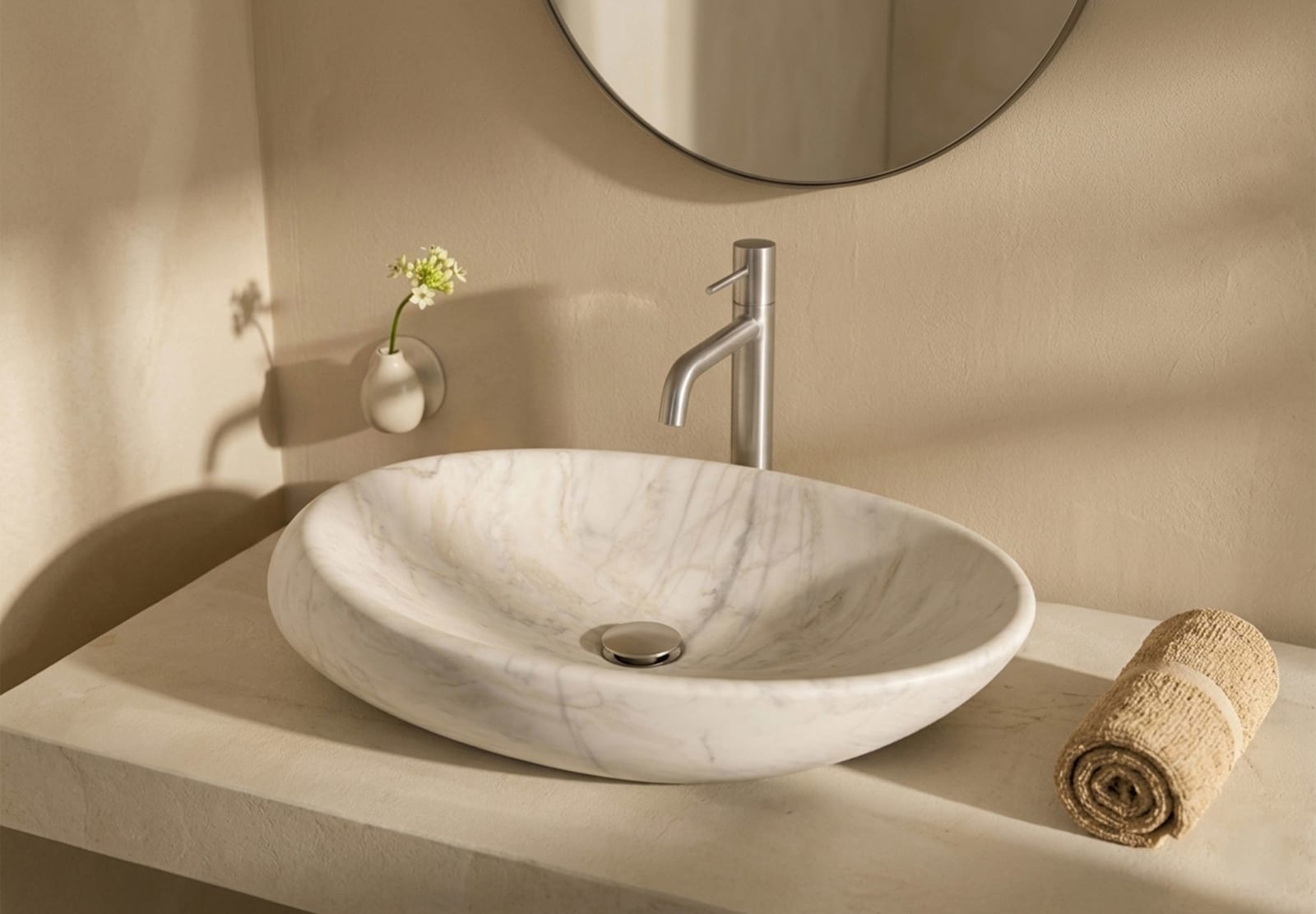 Lavabo de mármol natural Bruntec Corino Principal 0