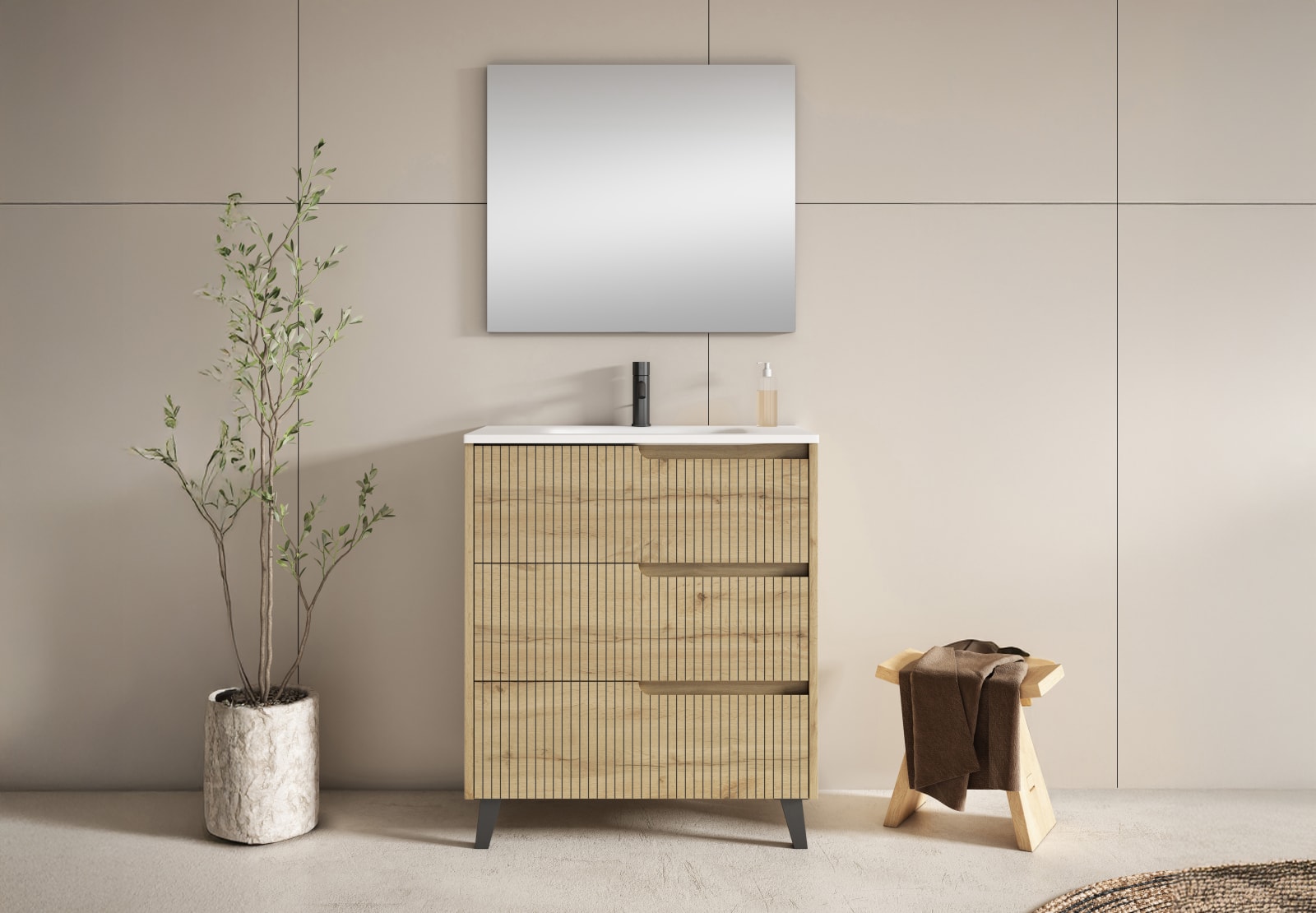 Conjunto mueble de baño Bruntec Zenia Principal 0