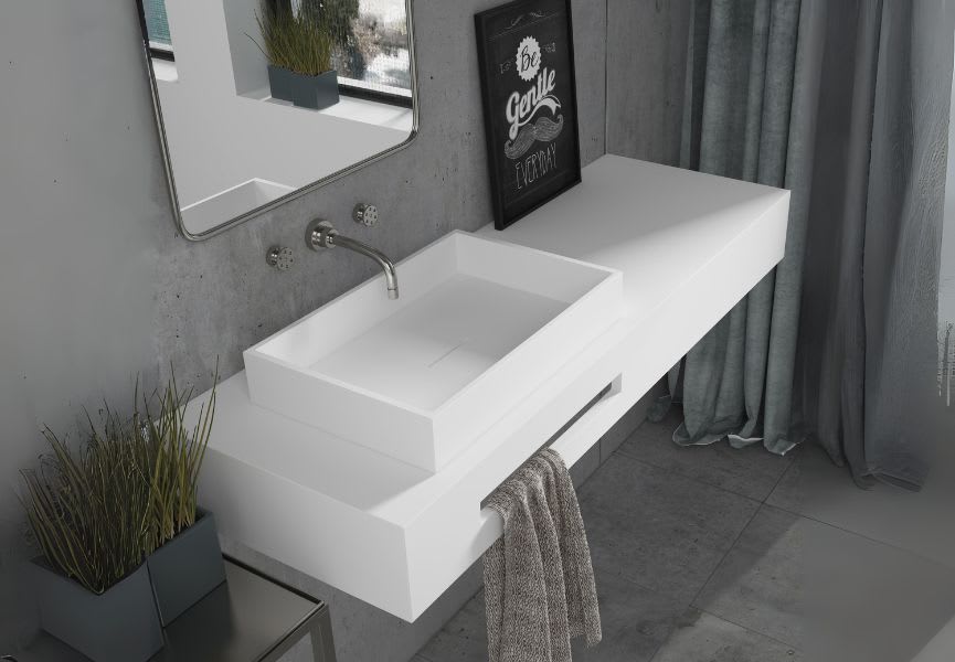 Lavabo sobre encimera Bruntec Square Lines Principal 0