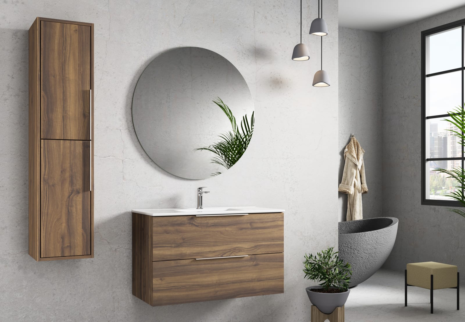 Conjunto mueble de baño Bruntec Zahara Principal 0