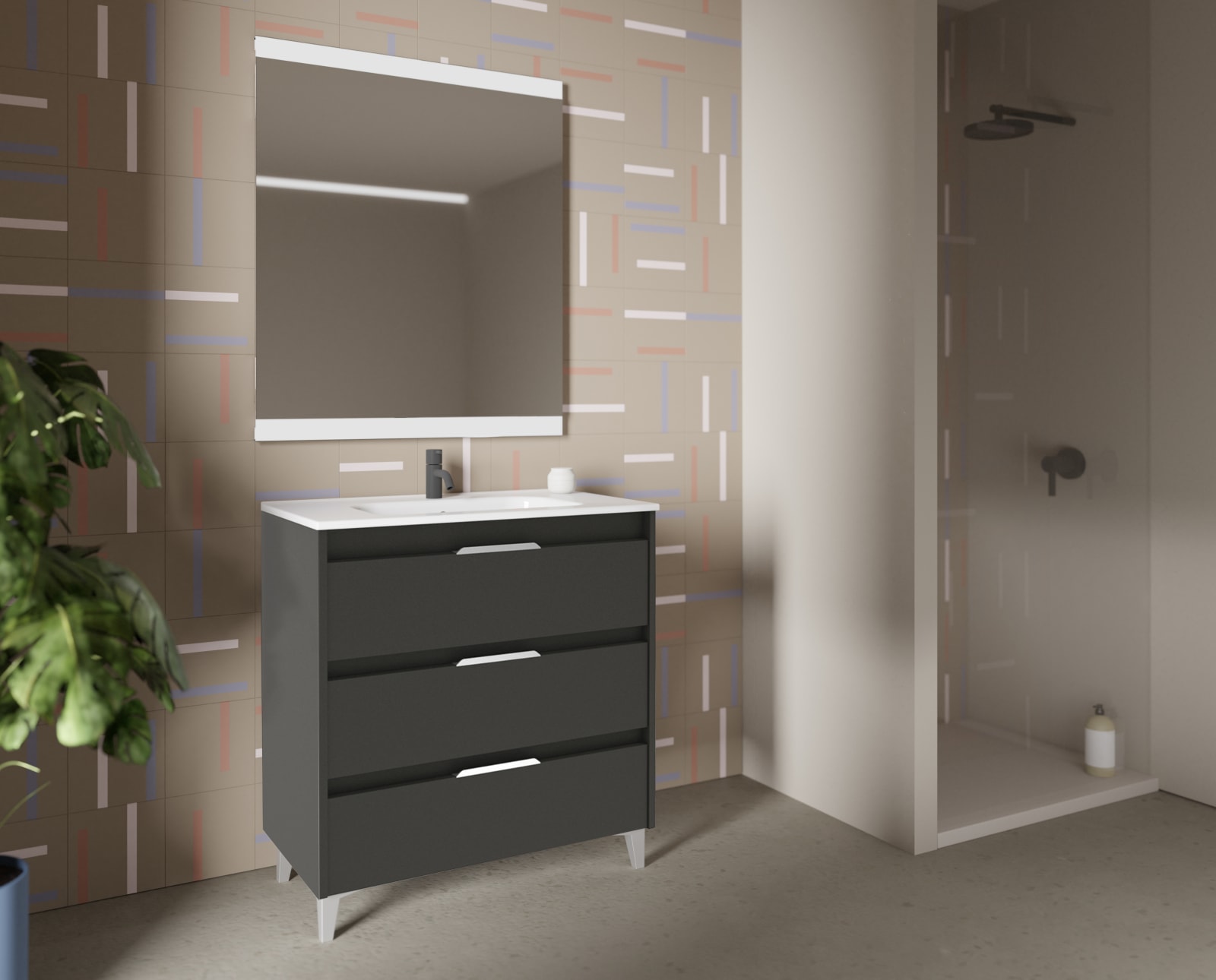 Conjunto mueble de baño Amizuva Suki Principal 0