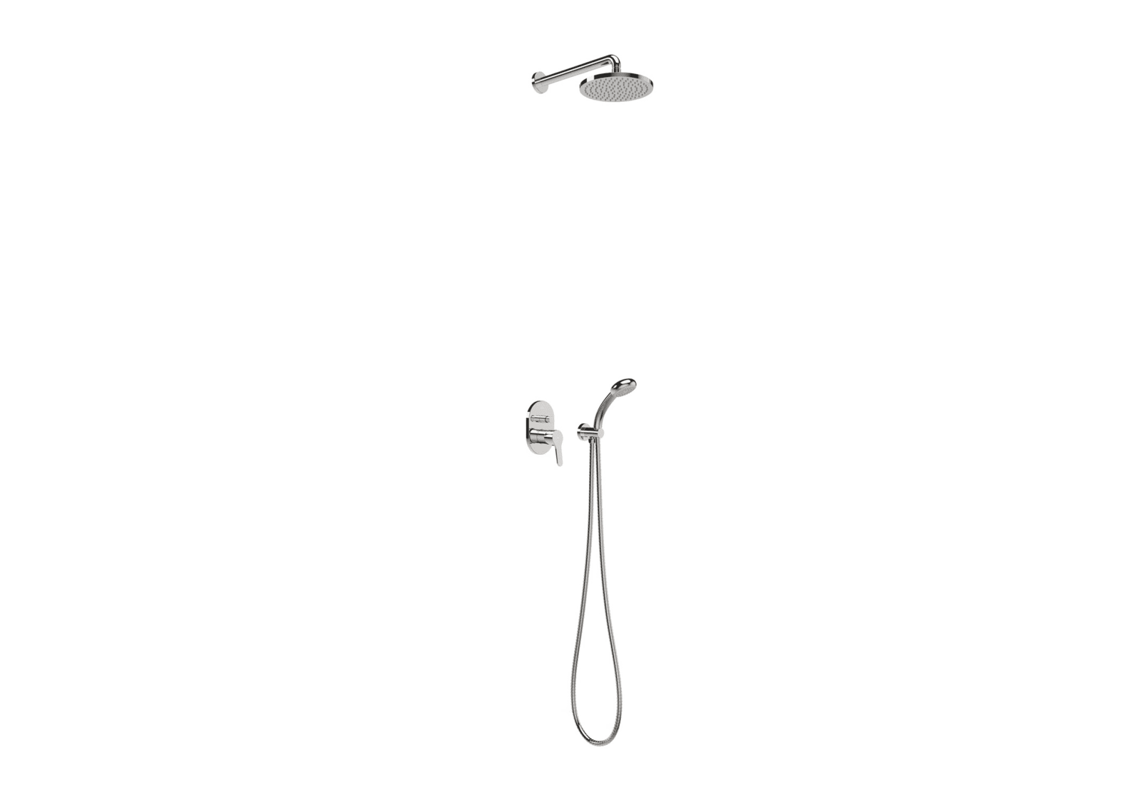 Conjunto de ducha y bañera empotrado Tres Base Principal 0