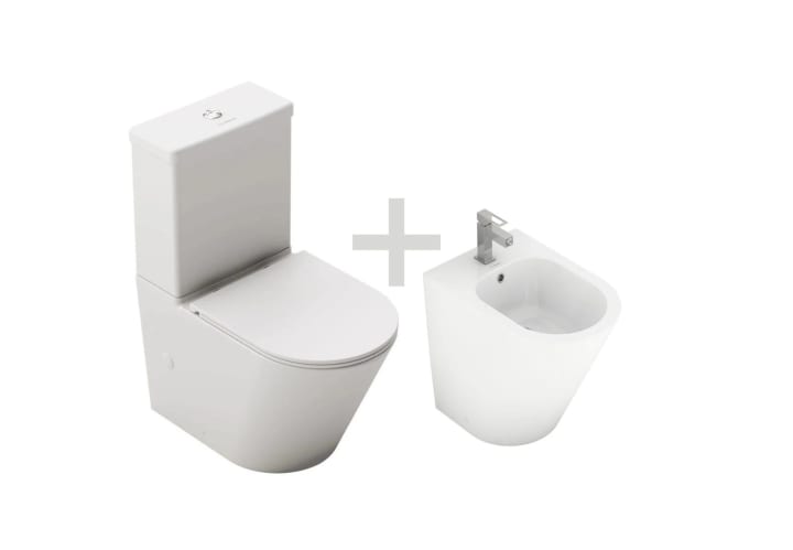 Pack inodoro compacto + bidé Fossil Natura Venecia Detalle 4
