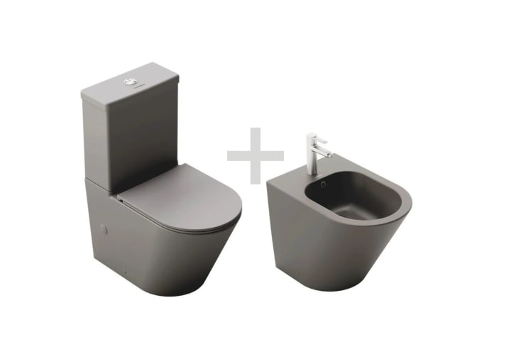 Pack inodoro compacto + bidé Fossil Natura Venecia Detalle 3