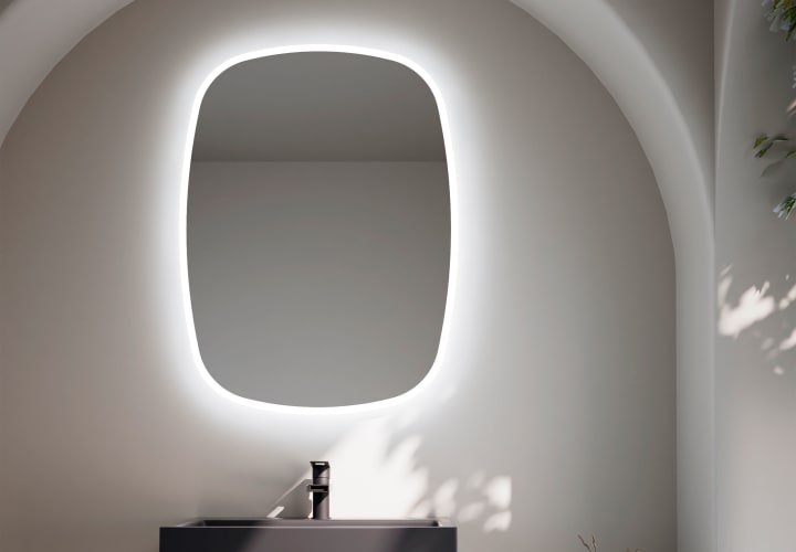 Espejo de baño con luz LED Bruntec Selene Ambiente 3