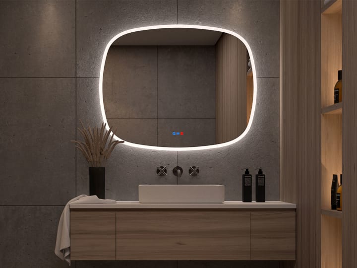 Espejo de baño con luz LED Bruntec Selene Principal 3