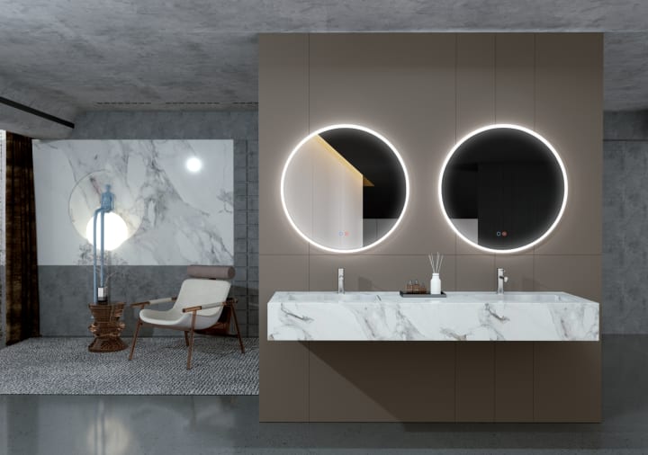 Espejo de baño con luz LED Ledimex Atenas Ambiente 6