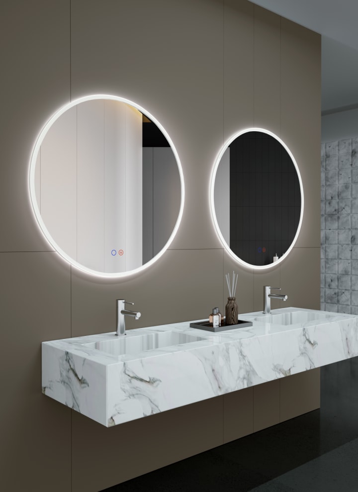 Espejo de baño con luz LED Ledimex Atenas Principal 3