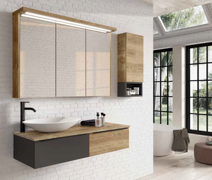 Lavabo sobre encimera fondo Coycama Oval Ambiente 4