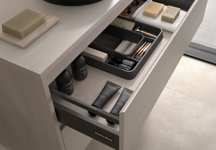 Mueble de baño con encimera de pet Avila Dos Carmen Detalle 3