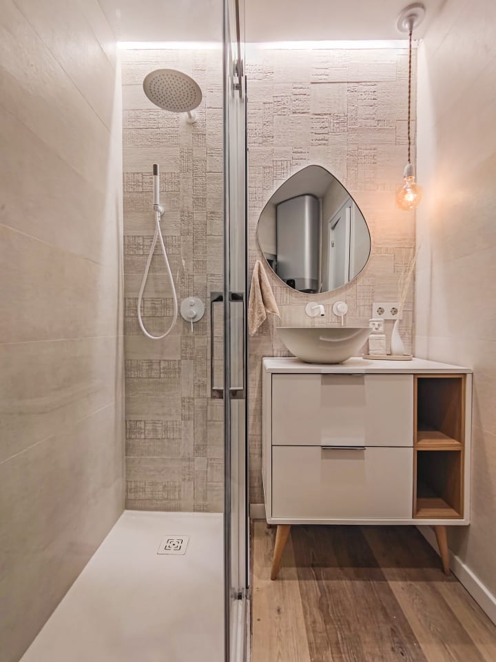 Mueble de baño con encimera de madera Campoaras Vintass Ambiente 4