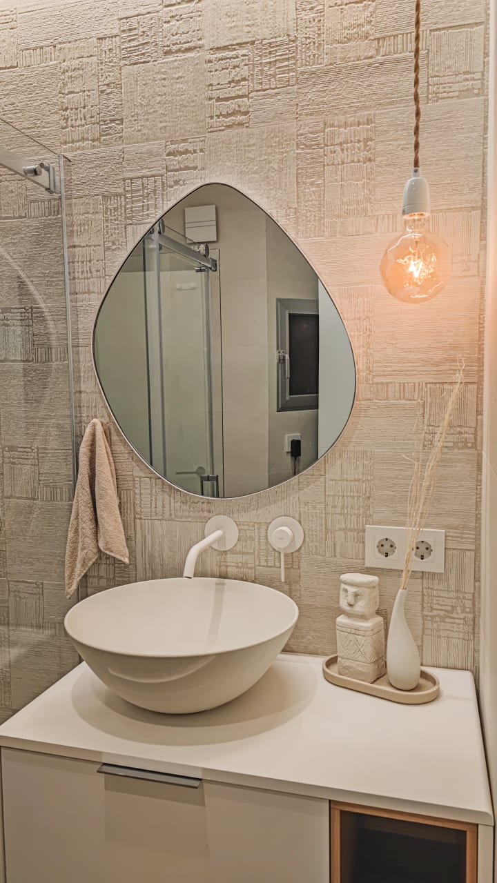 Mueble de baño con encimera de madera Campoaras Vintass Ambiente 5