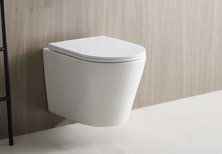 Pack inodoro + cisterna empotrada + pulsador Bruntec Lisboa Ambiente 6