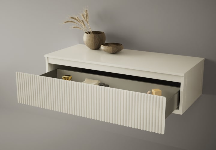 Cajonera DMF lacada Alpes Bruntec Detalle 2