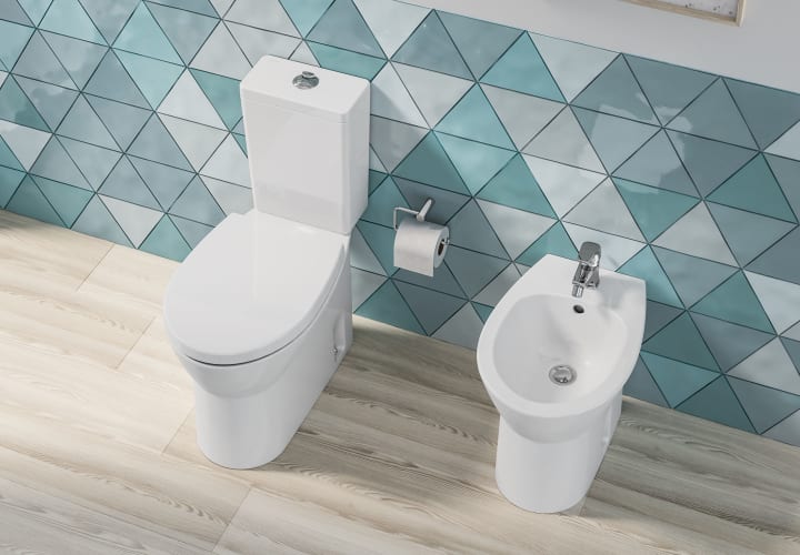 Pack inodoro + bidé Unisan Sanindusa Easy Ambiente 9