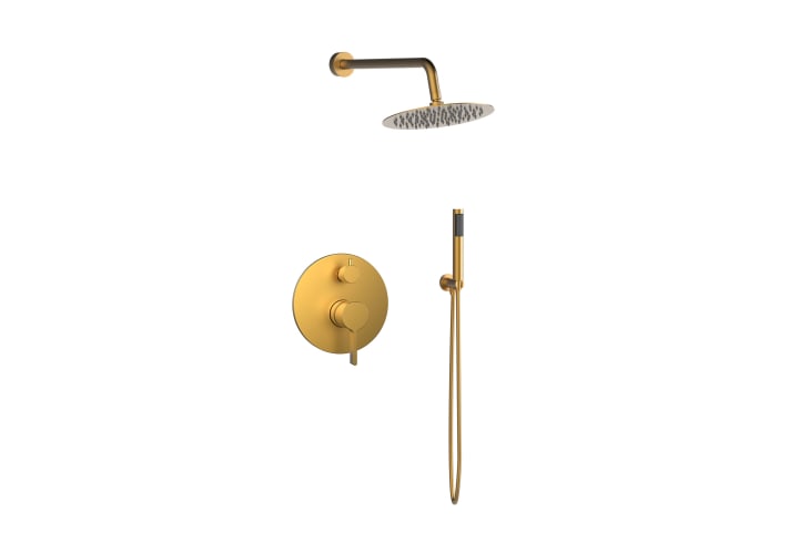 Conjunto de ducha empotrado de Lluvibath Bambú Principal 2