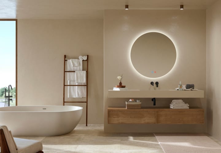 Espejo de baño con luz LED Ledimex Lisboa Ambiente 9