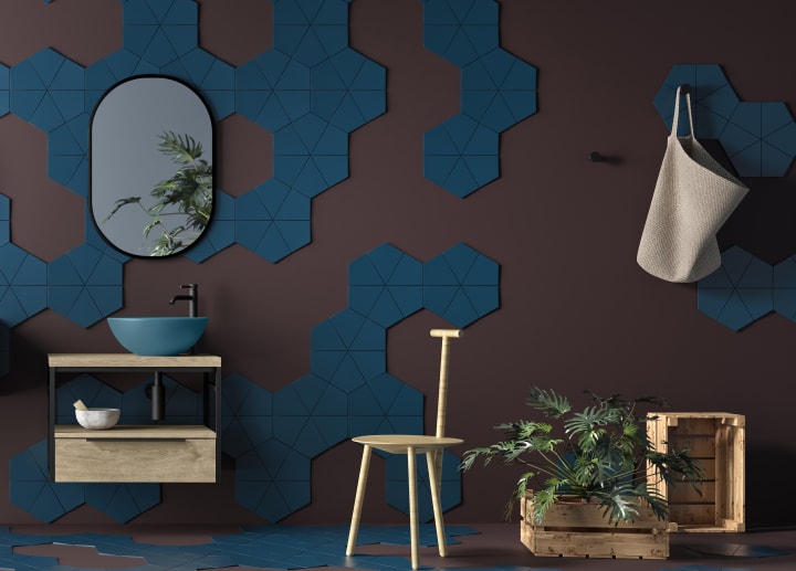 Mueble de baño con encimera Coycama Kirk industrial Ambiente 3
